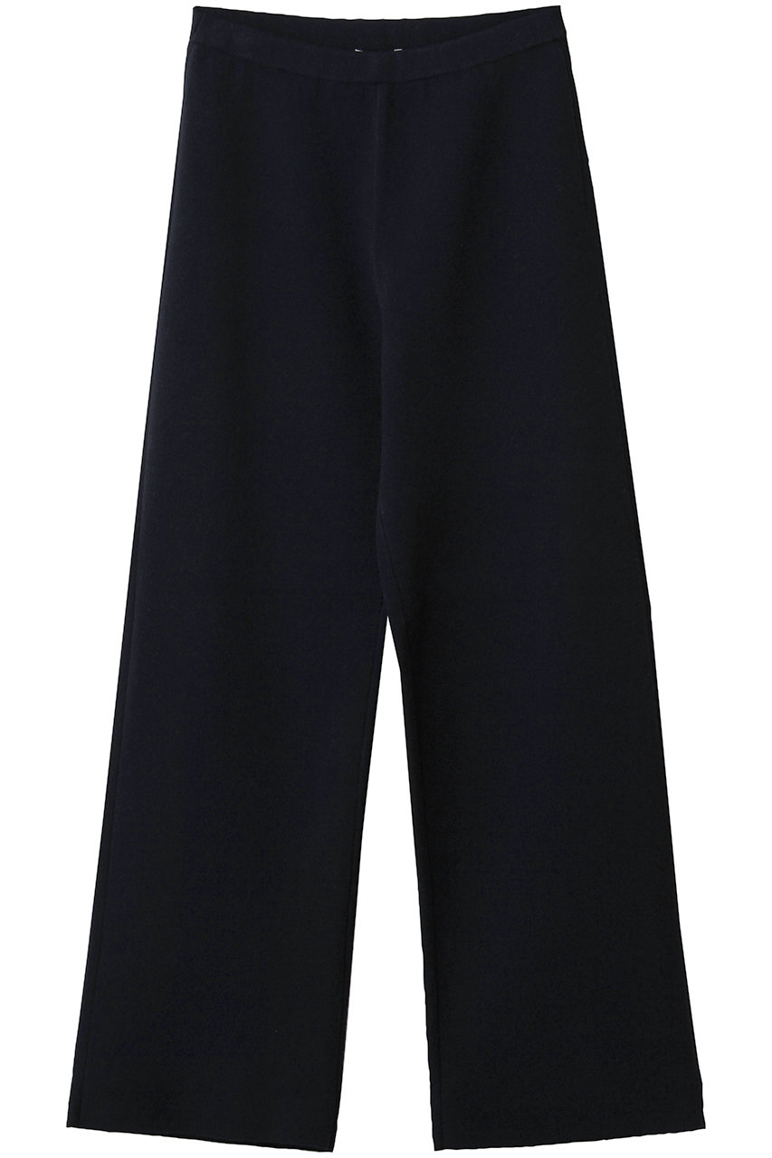 DEMYLEE SUTTON コットンカシミヤ ニットパンツ (ネイビー, S) デミリー ELLE SHOP