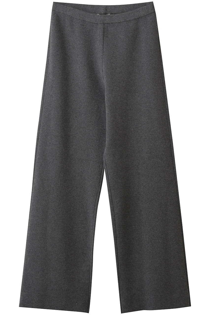 DEMYLEE SUTTON コットンカシミヤ ニットパンツ (グレー, XS) デミリー ELLE SHOP