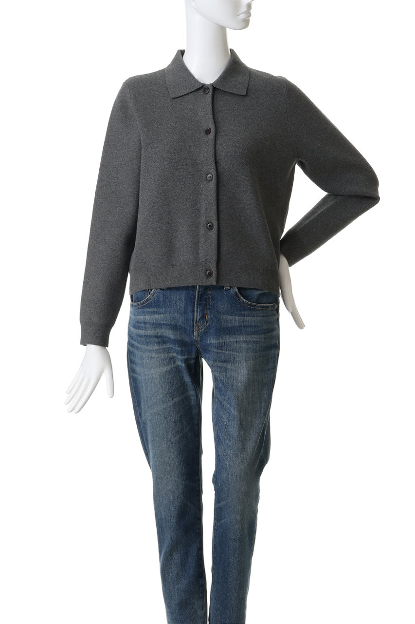 DEMYLEE(デミリー)｜TOLU コットンカシミヤ シャツカラーニット