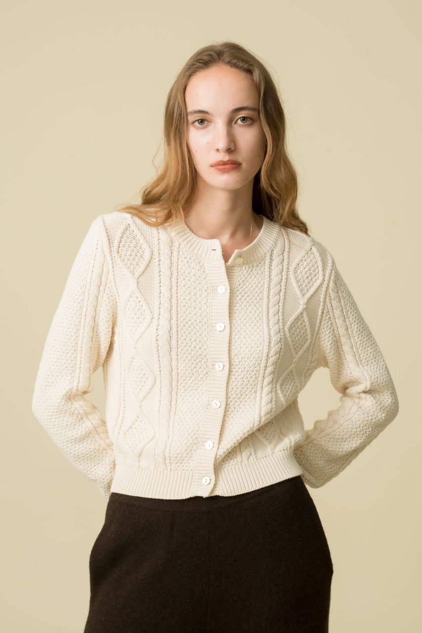 DEMYLEE(デミリー)｜COLETTE ソフトコットン ケーブルニット