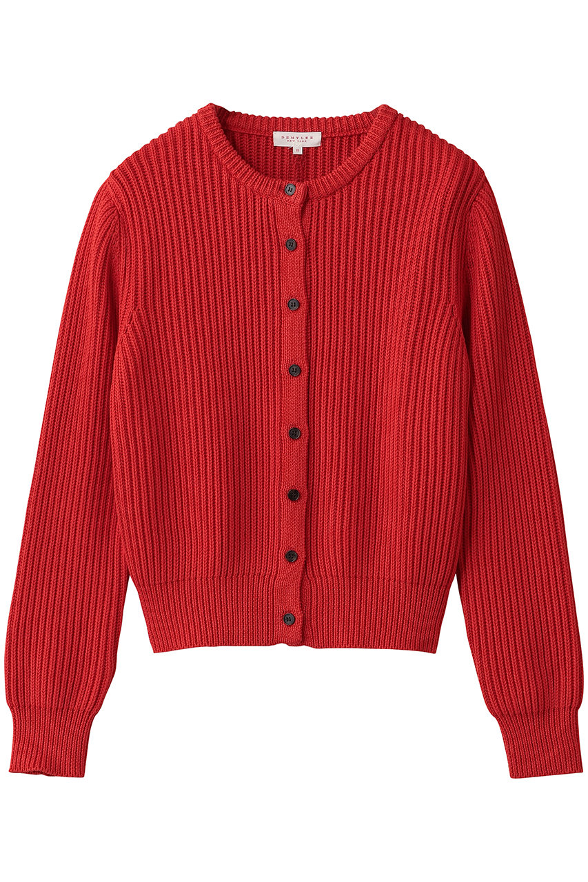 新品同様　デミリー DEMYLEE コットンカーディガン DEMYLEE - DEMYLEE / デミリー | コットン Vネック ニット