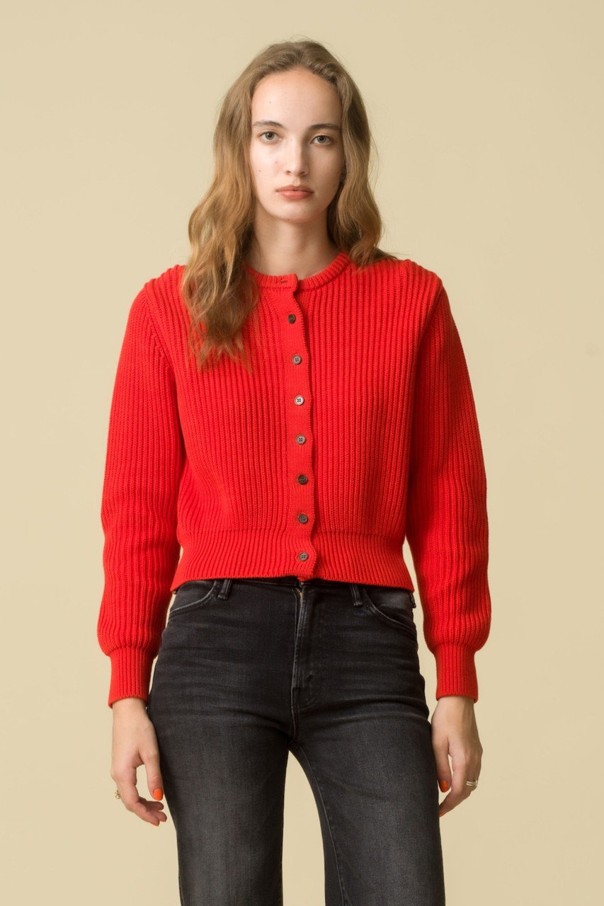 新品同様　デミリー DEMYLEE コットンカーディガン DEMYLEE デミリー カーディガン URIKA CARDIGAN WSR23110