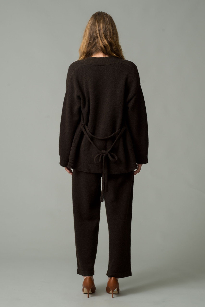 DEMYLEE(デミリー)｜NOA ヤクウール ニットパンツ/ブラウン の通販