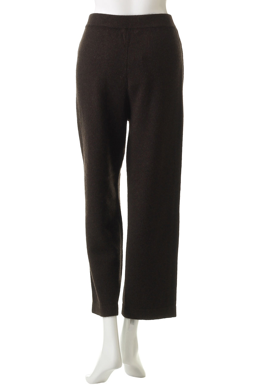 ★DEMY BY DEMYLEE ブラックニットパンツ XS★ DEMYLEE(デミリー)｜NOA ヤクウール ニットパンツ/ブラウン の通販