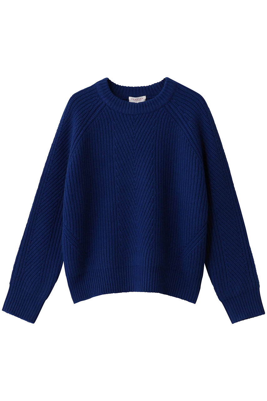 CHELSEA ラムウール クルーネックニットプルオーバー