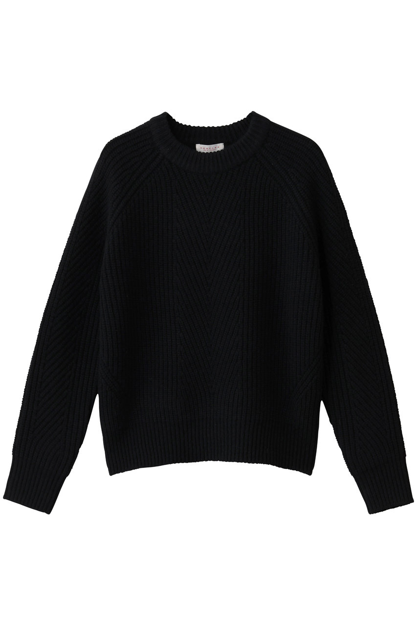 CHELSEA ラムウール クルーネックニットプルオーバー