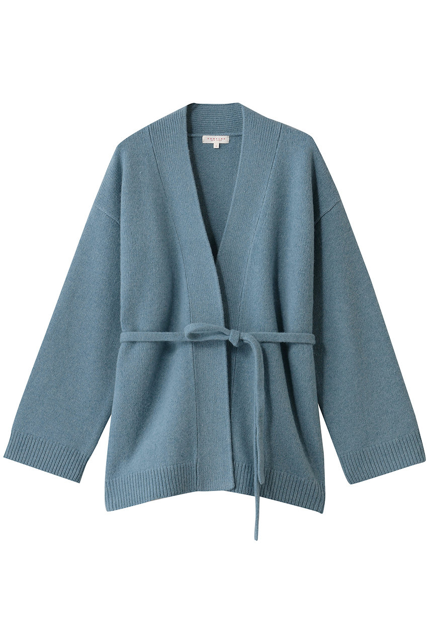 デミリー/DEMYLEEのKALI ヤクウール ロングニットカーディガン(ブルー/4210800145)