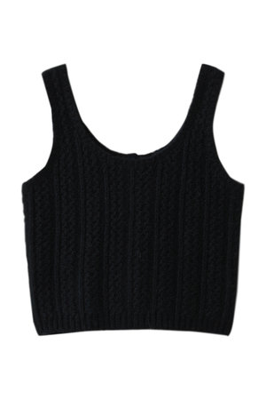 デミリー/DEMYLEEのKIMORA アルパカ ケーブルニットベスト(110300/110301)