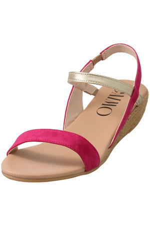 エスメラルダ/Esmeraldaの【GAIMO】バイカラーストラップサンダル(130200/130201)