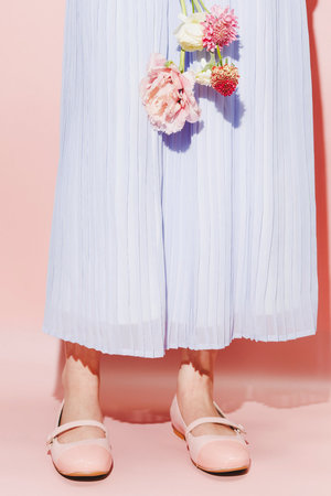 エスメラルダ/Esmeraldaの【BONTRE】コンビストラップパンプス(130100/130101)