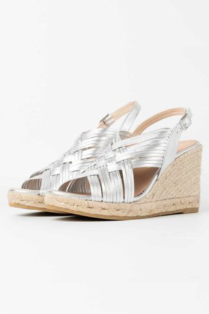 エスメラルダ/Esmeraldaの【GAIMO】ダブルクロスウェッジサンダル(130200/130202)