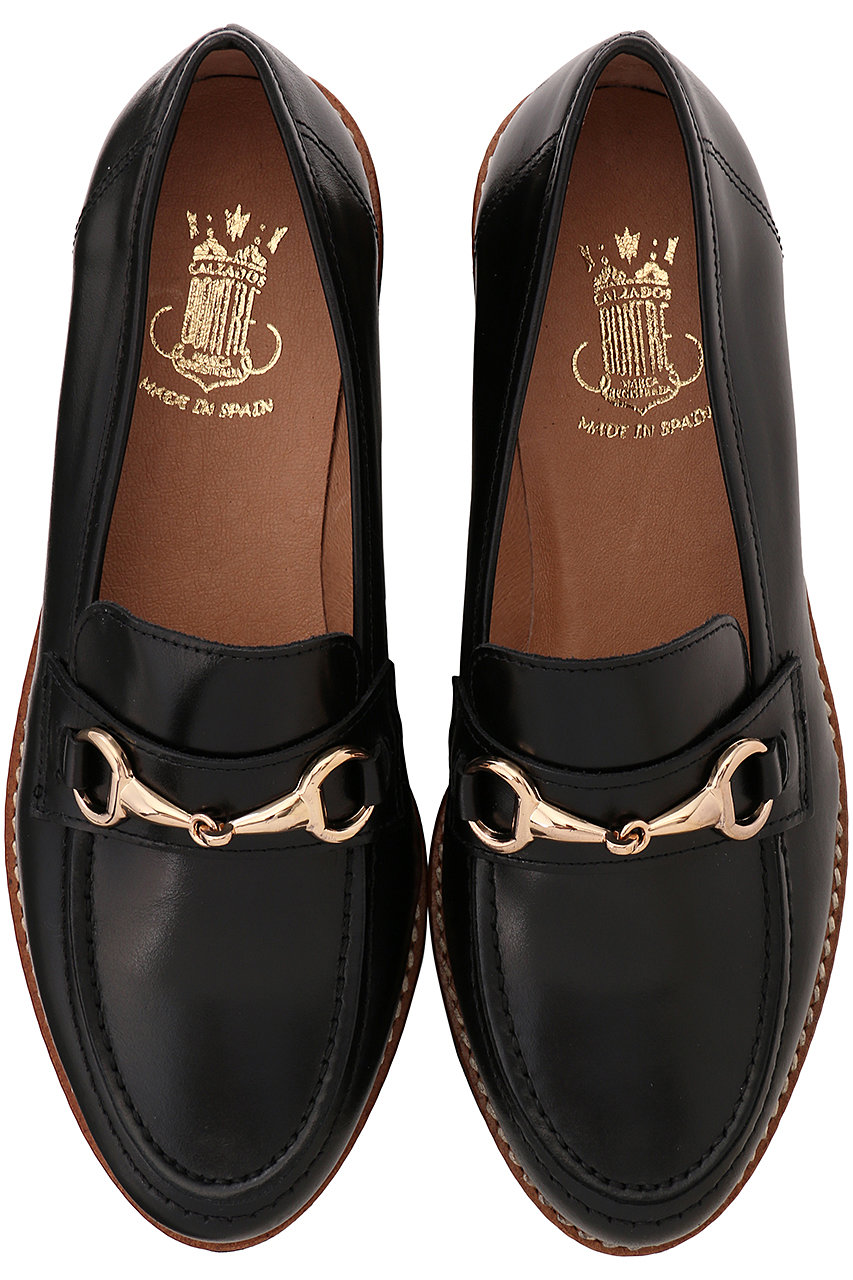 Esmeralda(エスメラルダ)｜【BONTRE】厚底ビットローファー/ブラック