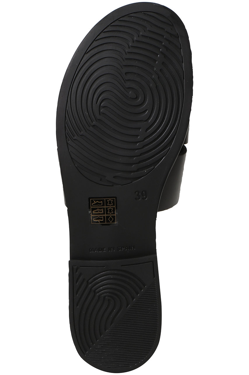 Esmeralda(エスメラルダ)｜カットデザインフラットサンダル/ブラック