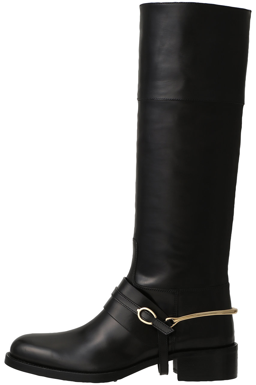 Esmeralda 【SARTORE】サドルストラップロングブーツ (ブラック, 37.5(24-24.5cm)) エスメラルダ ELLE SHOP Esmeralda 【SARTORE】サドルストラップロングブーツ (ブラック, 37.5(24-24.5cm)) エスメラルダ ELLE SHOP