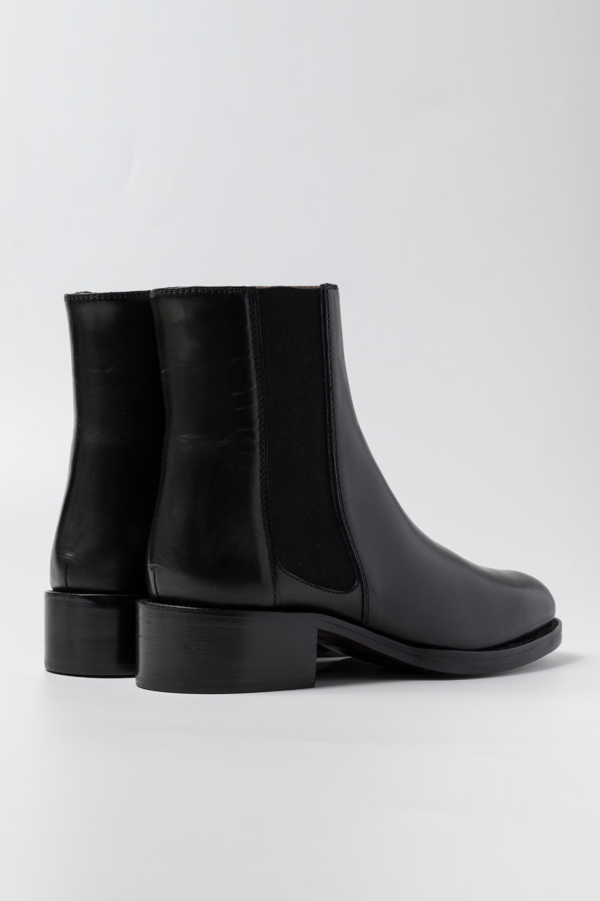 36.5 SARTORE サイドゴア　ショートブーツ　黒　レザー　23.5 36.5 SARTORE サイドゴア ショートブーツ 黒 レザー 23.5 sartore