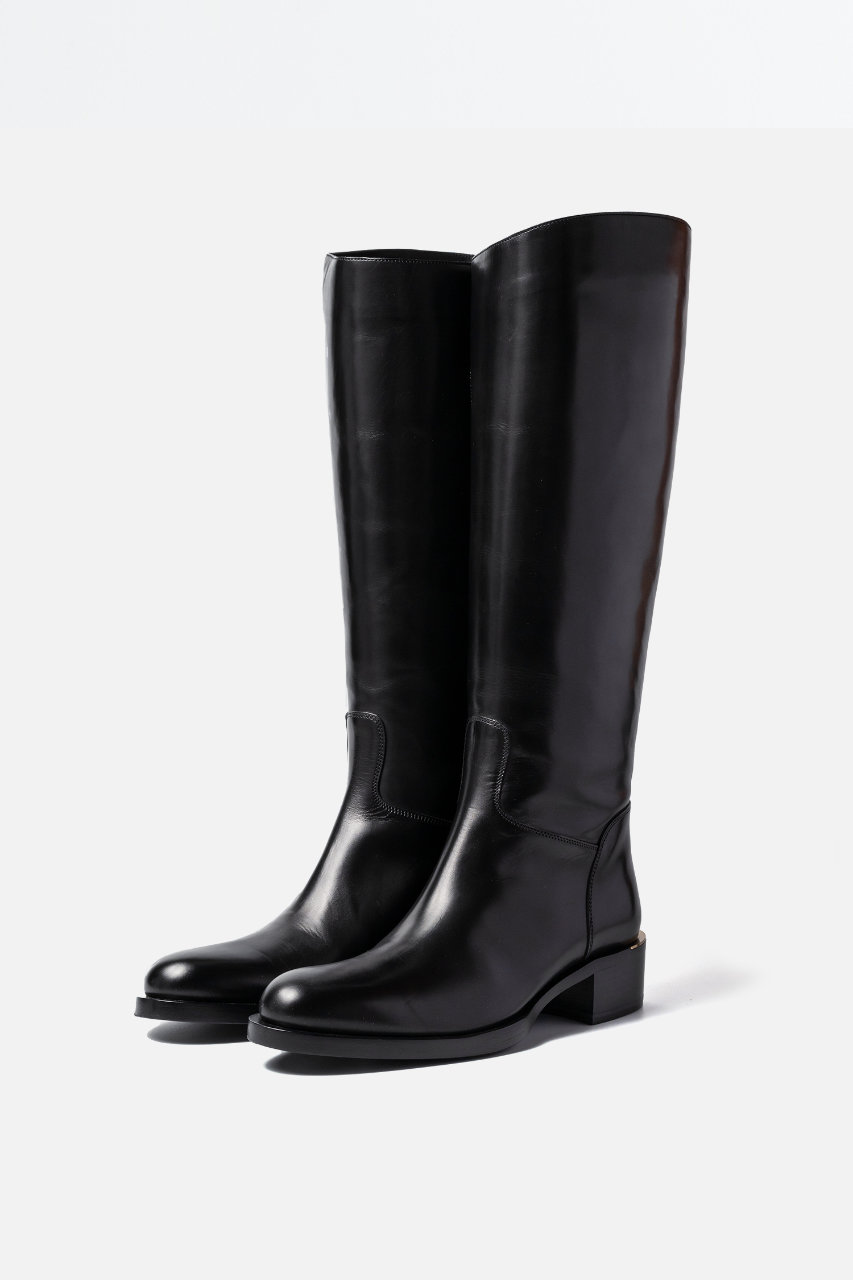 Esmeralda 【SARTORE】バックベルトジョッキーブーツ (BLK, 36(約23-23.5cm)) エスメラルダ ELLE SHOP