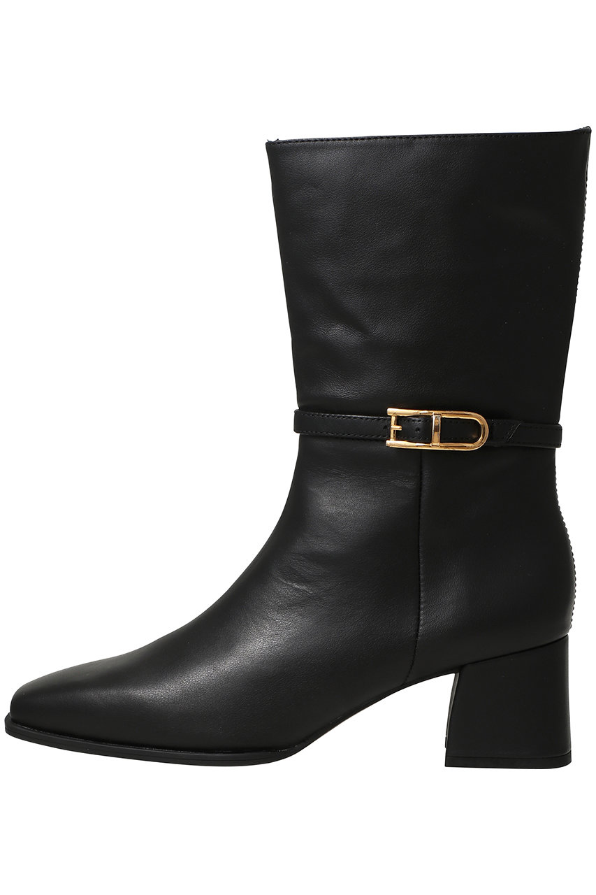 エスメラルダ/Esmeraldaの【UNISA】チャンキーヒールベルトブーツ(ブラック/UNISA LUNES-UA)