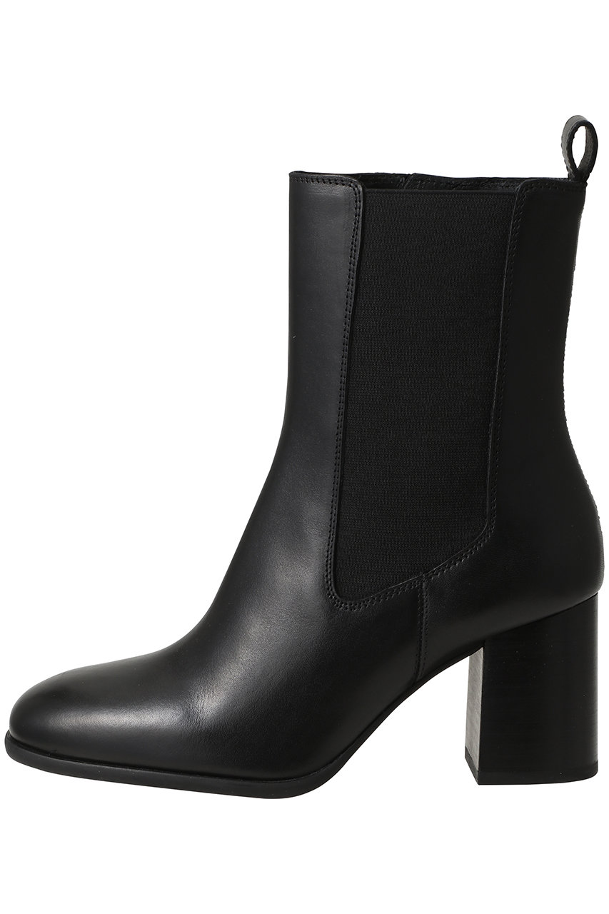 Esmeralda 【UNISA】サイドゴアヒールブーツ (ブラック, 39(24.5cm)) エスメラルダ ELLE SHOP