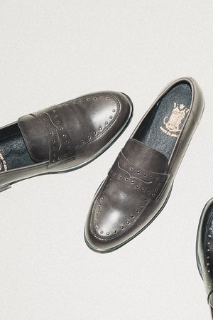 エスメラルダ/Esmeraldaの【予約販売】【BONTRE】スタッズローファー/50501