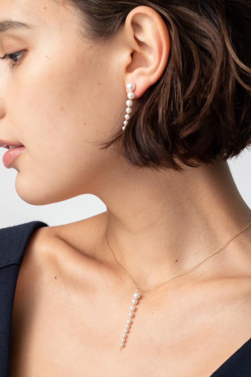 mizuki ケシパール×キャビアビーズピアス　片方のみ MIZUKI 片耳 ケシパール ピアス ミズキ（MIZUKI(ミズキ)｜SBE197
