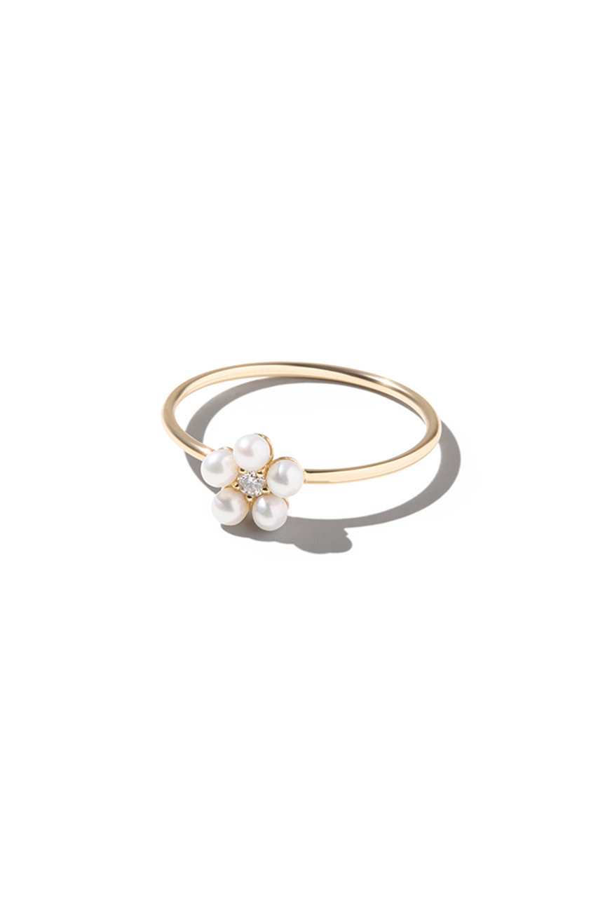 il.elle お花 リング(13号) SV99.9｣大きい花リング(13号) 指輪・リング Jewelry Attic;KYA