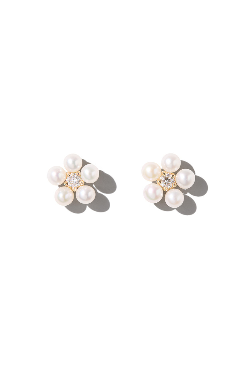 本日限定SALE！！MIZUKIミズキ パール ダイヤピアス パール ダイヤモンド ピアス｜MIZUKI(ミズキ)｜Ron Herman