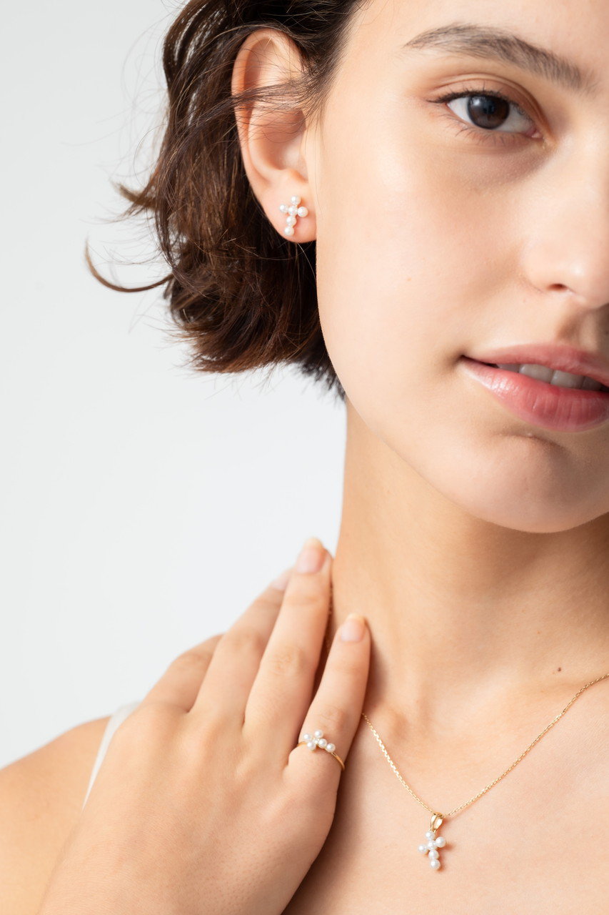 ミズキMIZUK ピアス1個 ☆関税込☆ MIZUKI 14K パール ピアス (MIZUKI/ピアス