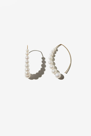 ミズキ/MIZUKIのSBE278S グラデーションパールマーキスピアス(150100/150101)