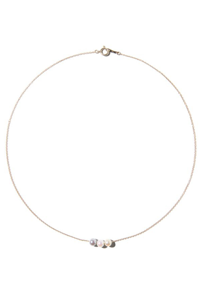 SBN338 3カラーアコヤパール candy ネックレス