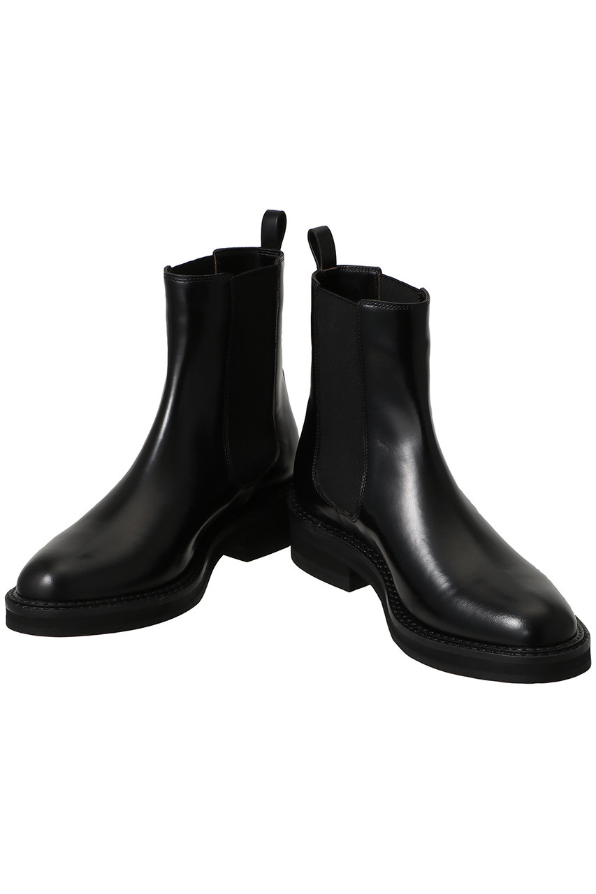 37.5 新品 SARTORE サイドゴアブーツ　ショート　黒　レザー　24.5 SARTORE(サルトル)｜サイドゴアブーツ/ブラック の通販