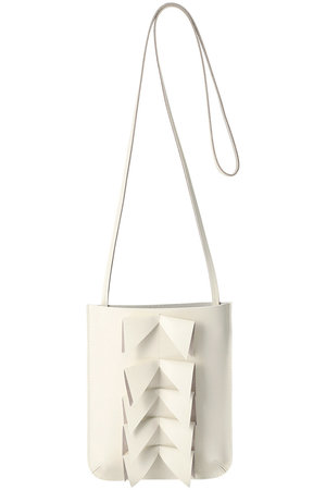 ラドロー/LUDLOWのレザーフォンケースポシェット（リボン）