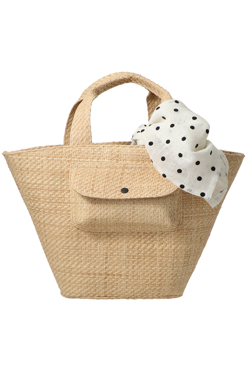 ラドロー/LUDLOWのBig pocket Basket tote(【ELLE SHOP限定】ポルカドット/LD25S-BG009)