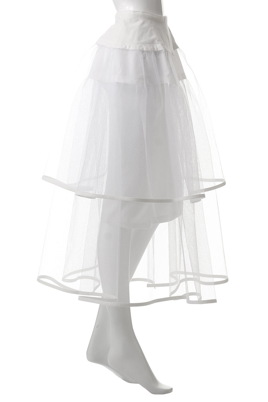 LUDLOW(ラドロー)｜Apron tulle/ホワイト の通販｜ELLESHOP