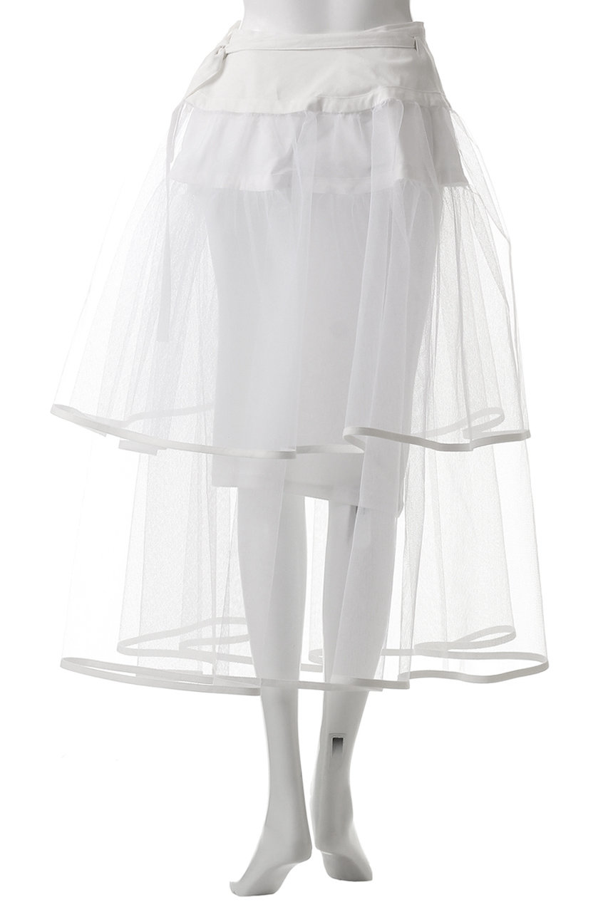 LUDLOW(ラドロー)｜Apron tulle/ホワイト の通販｜ELLESHOP・(エル