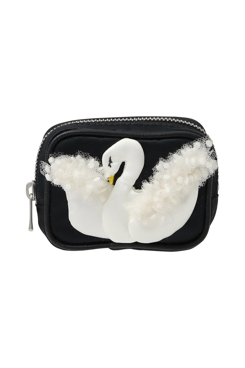 LUDLOW 【ELLE SHOP限定】Mini pouch (スワン, F) ラドロー ELLE SHOP LUDLOW 【ELLE SHOP限定】Mini pouch (スワン, F) ラドロー ELLE SHOP
