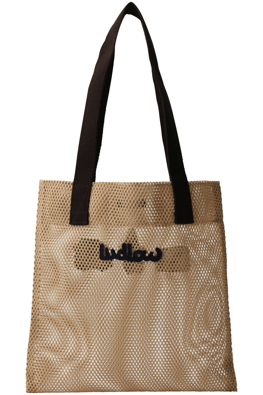 LUDLOW(ラドロー)｜Mesh tote mini/ベージュ の通販｜ELLESHOP・(エル