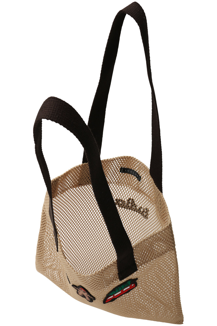 LUDLOW(ラドロー)｜Mesh tote mini/ベージュ の通販｜ELLESHOP・(エル