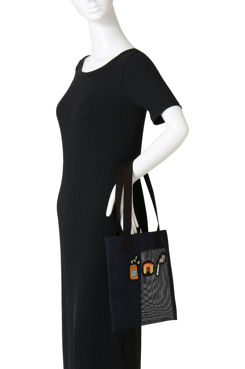 LUDLOW(ラドロー)｜Mesh tote mini/ネイビー の通販｜ELLESHOP・(エル