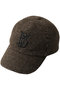 Cap(wool checkered) ラドロー/LUDLOW ブラウン