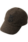 LUDLOW(ラドロー)｜Cap(wool checkered)/ブラウン の通販｜ELLESHOP