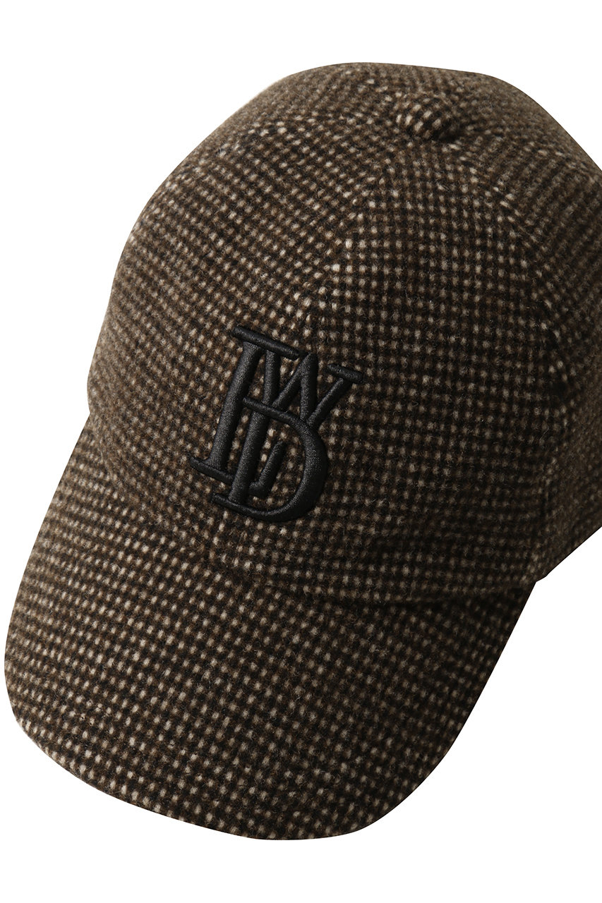 LUDLOW ラドロー　ブラウン系　チェックキャップ LUDLOW(ラドロー)｜Cap(wool checkered)/ブラウン の通販｜ELLESHOP