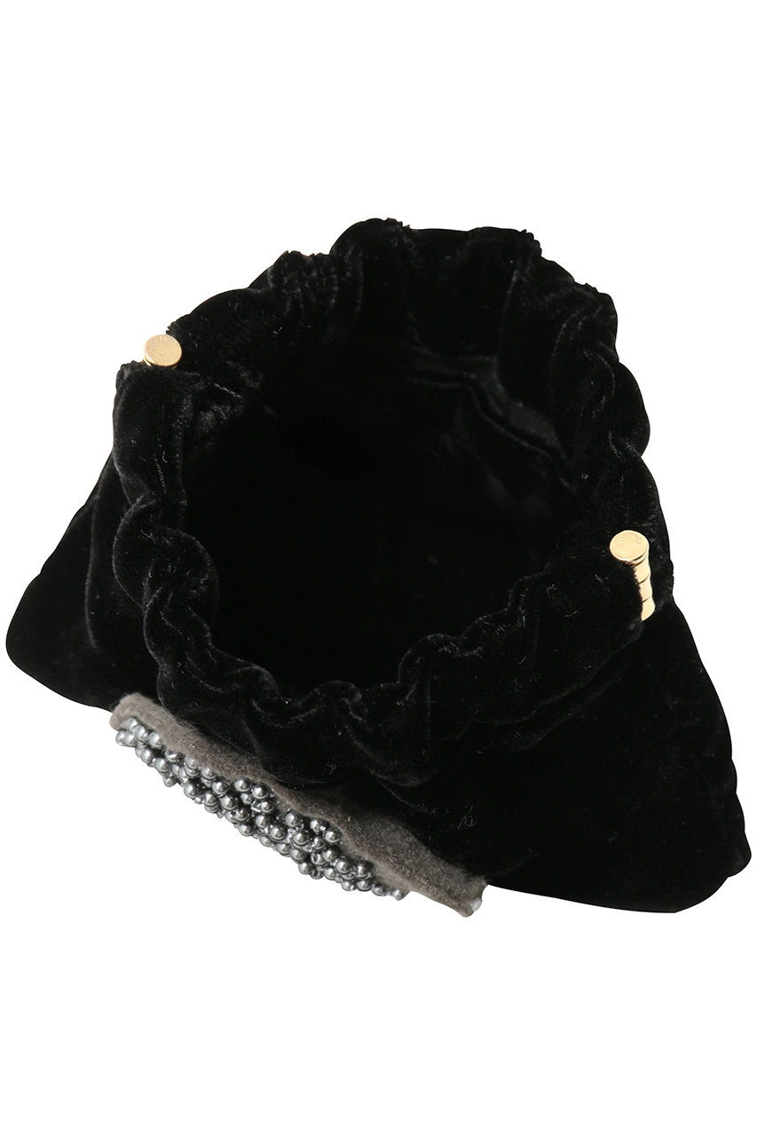 LUDLOW(ラドロー)｜Flex frame pouch S(Caviar)/ブラック の通販