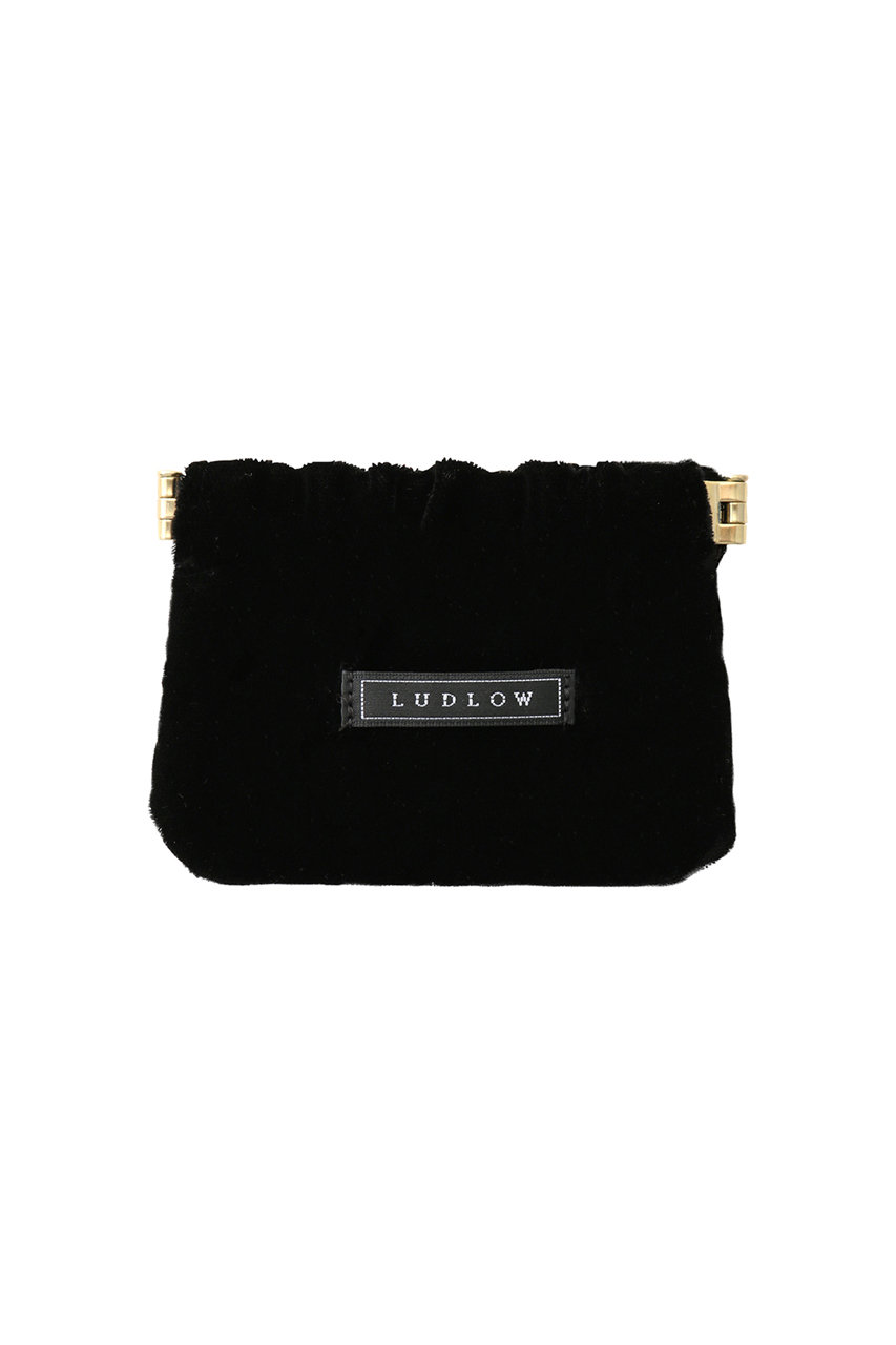 LUDLOW(ラドロー)｜Flex frame pouch S(Caviar)/ブラック の通販