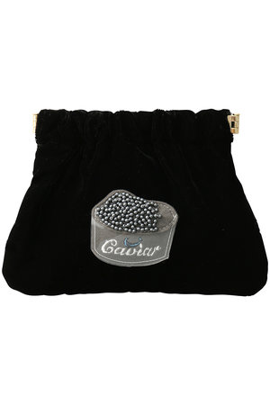 ラドロー/LUDLOWのFlex frame pouch M(Caviar)