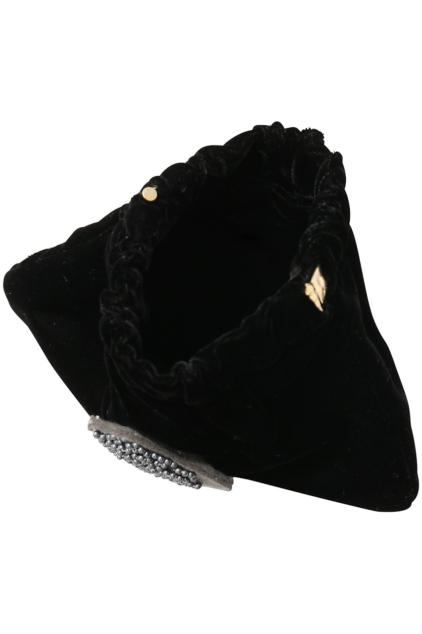 LUDLOW(ラドロー)｜Flex frame pouch M(Caviar)/ブラック の通販