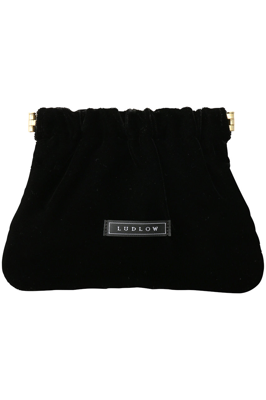 LUDLOW(ラドロー)｜Flex frame pouch M(Caviar)/ブラック の通販