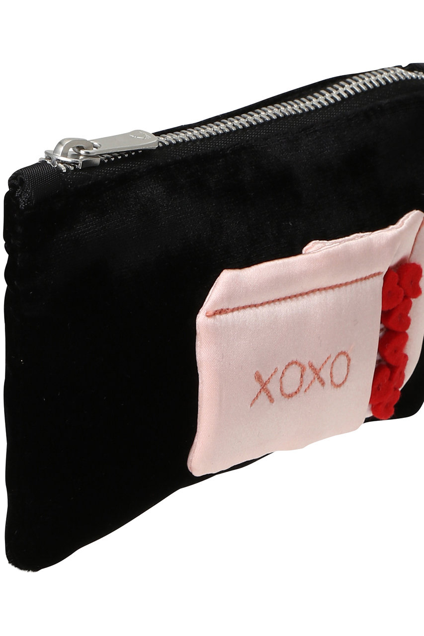 LUDLOW(ラドロー)｜Flat pouch S(Matchsticks)/ブラック の通販