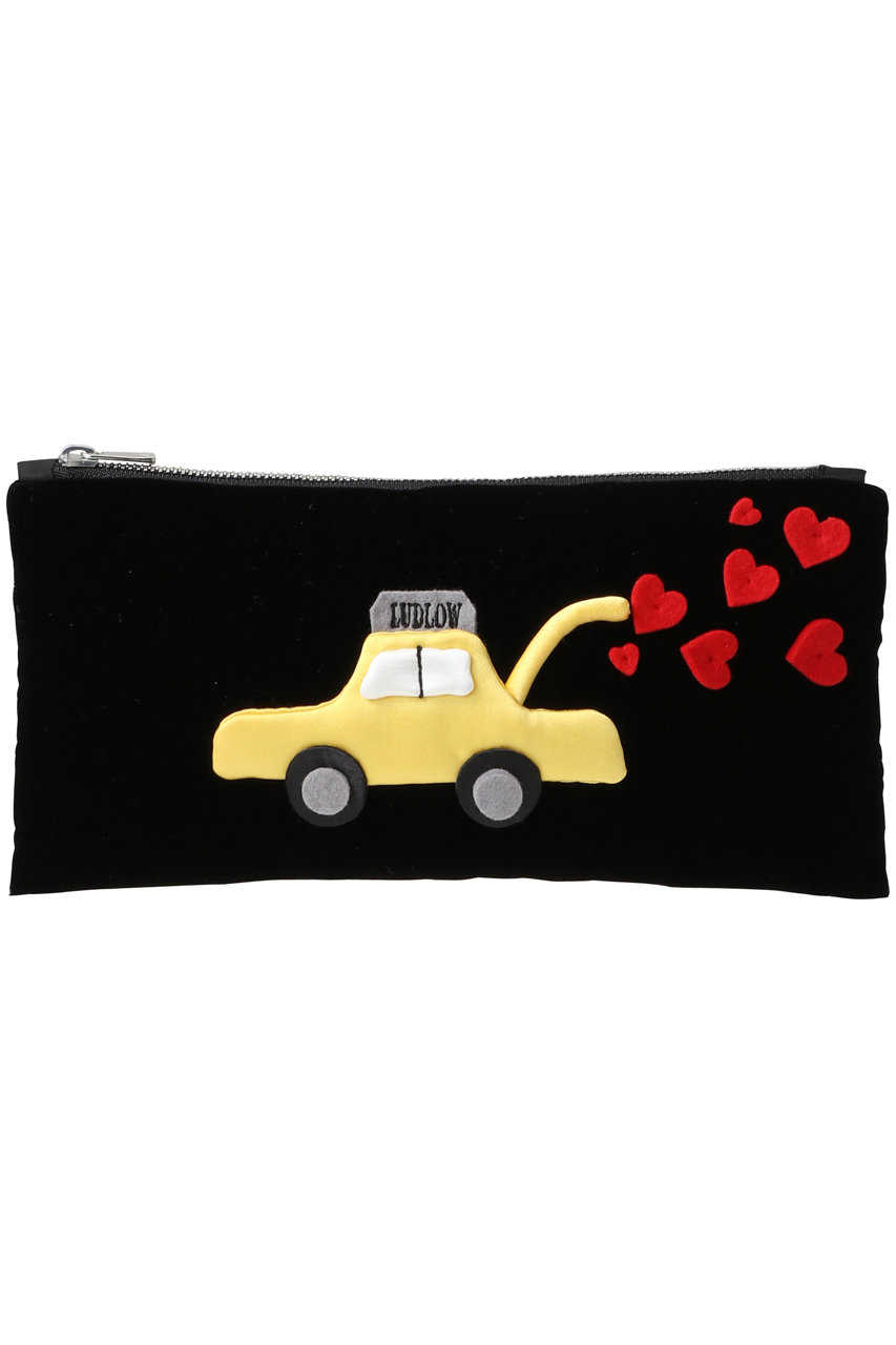 LUDLOW(ラドロー)｜Flat pouch M(Taxi)/ブラック の通販｜ELLESHOP