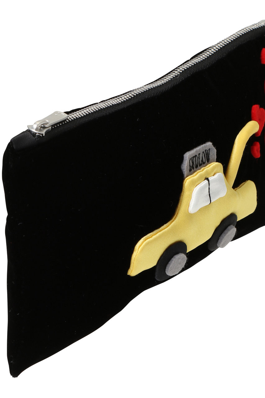 LUDLOW(ラドロー)｜Flat pouch M(Taxi)/ブラック の通販｜ELLESHOP