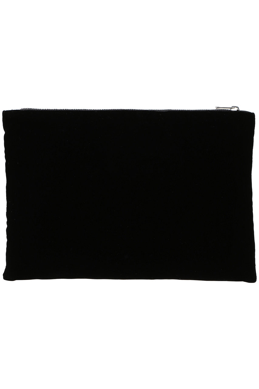 LUDLOW(ラドロー)｜Flat pouch L(Pretzels)/ブラック の通販｜ELLESHOP